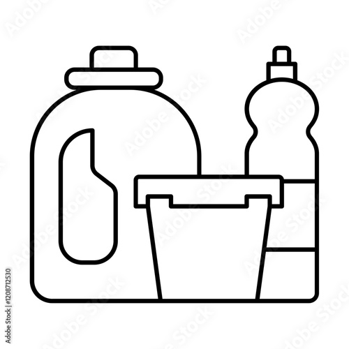 detergent outline icon