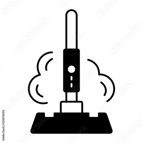 vacuum cleaner black icon