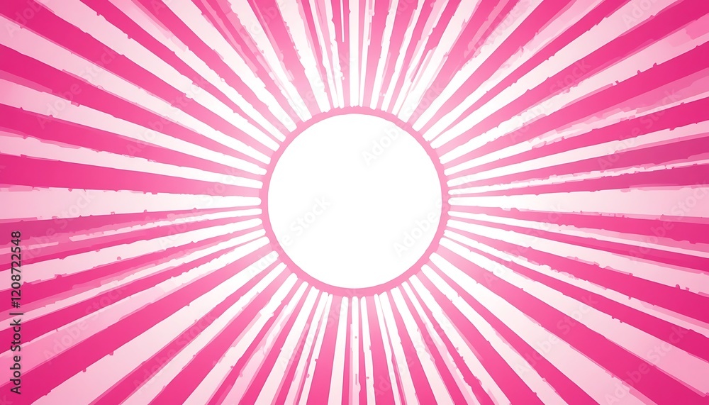 Abstract Pink And White Radiating Stripes Design Abstract Pink And White Radiating Stripes Design
