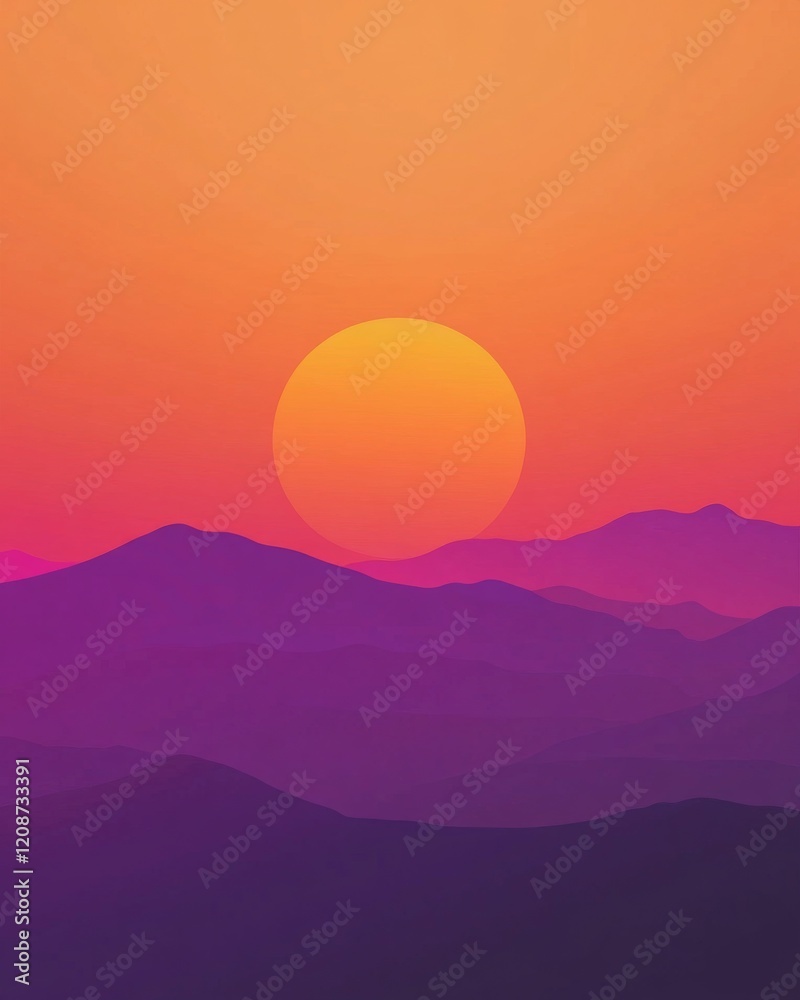 A vibrant gradient background with retro sunset colors.featuring bright oranges, pinks, and purples.conveying warmth and nostalgia.ideal for vintage-themed content and evening designs A vibrant gradient background with retro sunset colors.featuring bright oranges, pinks, and purples.conveying warmth and nostalgia.ideal for vintage-themed content and evening designs