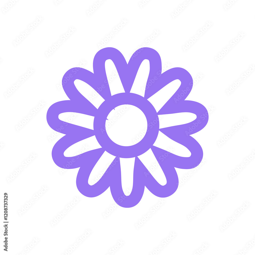 Flower clip art design on plain white transparent isolated background for card, shirt, hoodie, sweatshirt, apparel, card, tag, mug, icon, poster or badge Flower clip art design on plain white transparent isolated background for card, shirt, hoodie, sweatshirt, apparel, card, tag, mug, icon, poster or badge