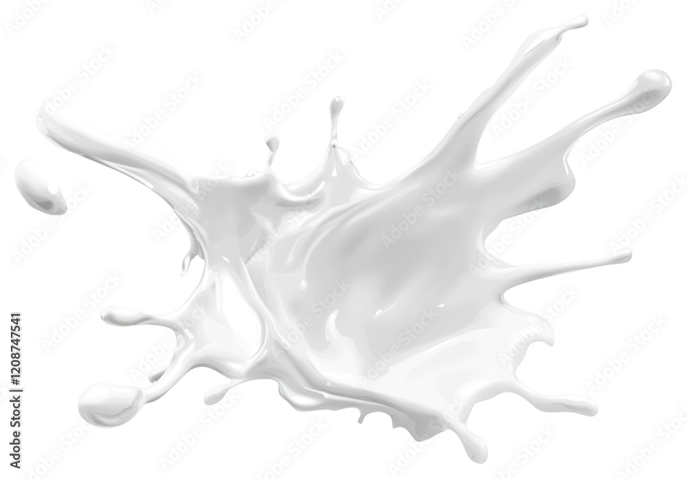 PNG White paint splashes liquid milk beverage. PNG White paint splashes liquid milk beverage.