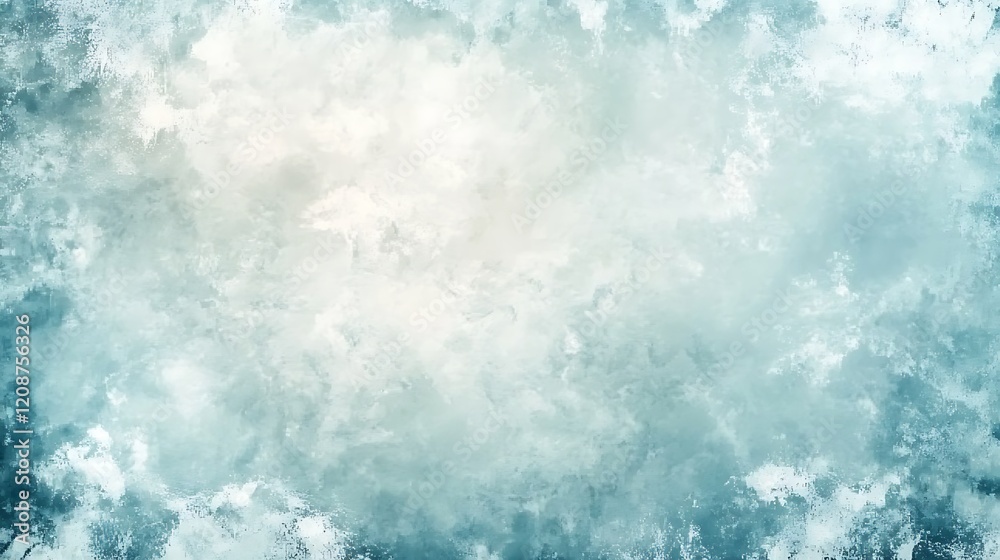 Obraz premium Abstract Teal and White Textured Background