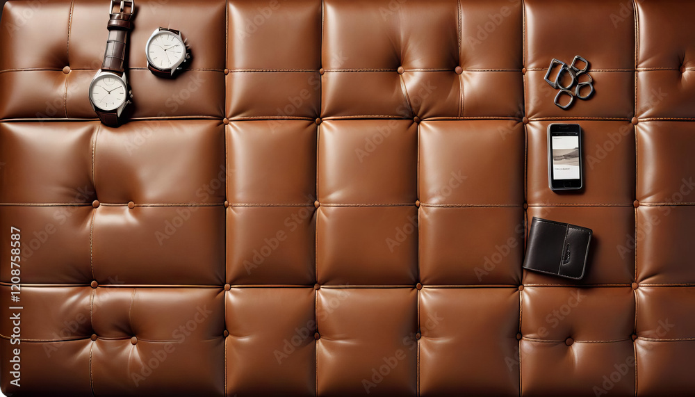 genuine leather picture sepia upholstery abstract background closeup clothes clothing colours covering decor decorating design fabric fashion furniture interior knob macro material