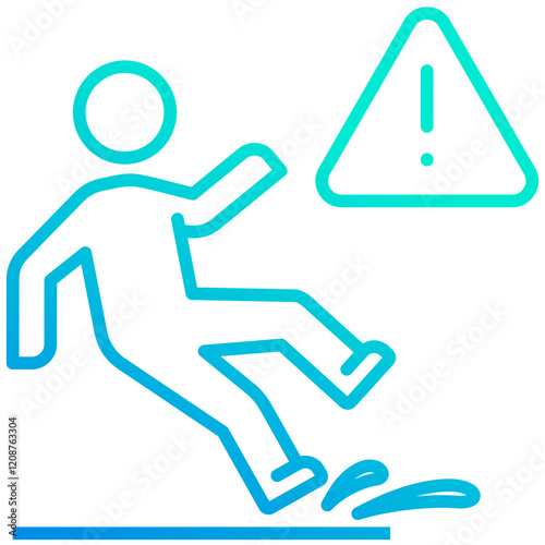 Slippery Floor Icon