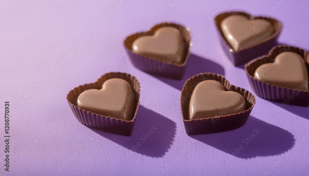 バレンタインのハートのチョコレート バレンタインのハートのチョコレート