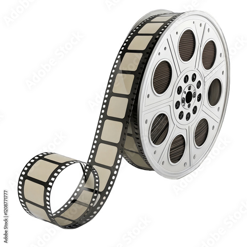 film roll isolated on white