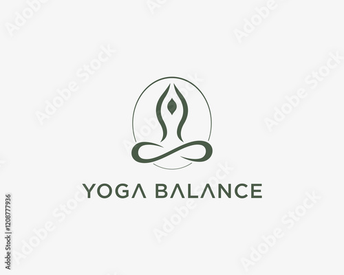 Yoga balance logo