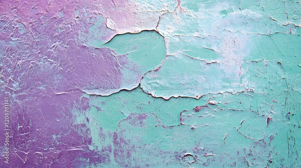 Obraz premium Abstract Pastel Wall Texture With Peeling Paint