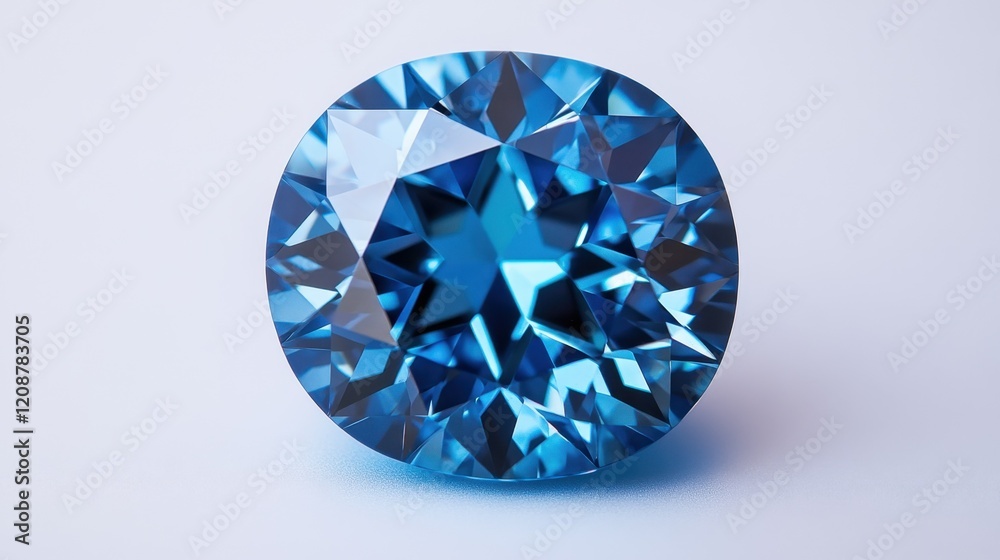A blue diamond with vivid color and flawless clarity, glowing against a white background. A blue diamond with vivid color and flawless clarity, glowing against a white background.