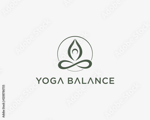 Yoga balance logo