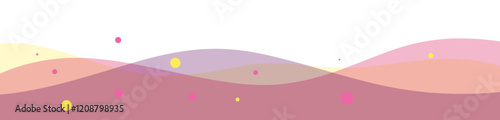 Transparent blob footer