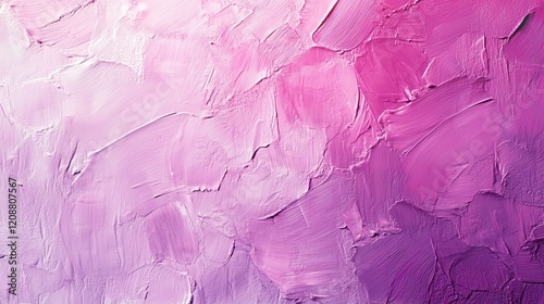 A textured design with rough brushstrokes in mauve and bubblegum pink, layered to create depth and an organic, artistic feel