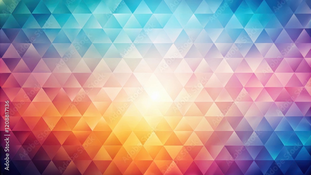 Obraz premium Abstract geometric background design with blurred gradation effect, geometric, pattern, background, abstract, design, blurred