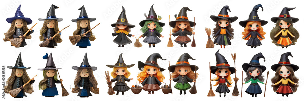 Collection of Witch Figurines