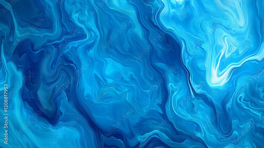 Obraz premium Blue azure turquoise abstract watercolor background for textures backgrounds and web banners design. Abstract background blue colors.