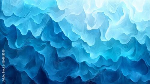Blue azure turquoise abstract watercolor background for textures backgrounds and web banners design. Abstract background blue colors.