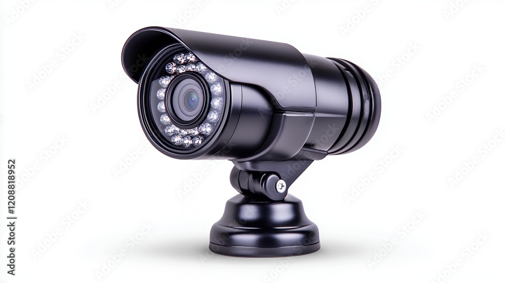 Modern Surveillance Camera with Infrared LED for Security Monitoring Modern Surveillance Camera with Infrared LED for Security Monitoring
