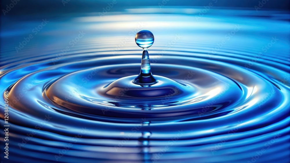Water drop background with beautiful ripples and reflections , water, drop, background, ripples, reflections, nature, clear, purity Water drop background with beautiful ripples and reflections , water, drop, background, ripples, reflections, nature, clear, purity