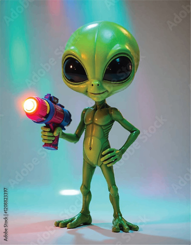 alien with a gun