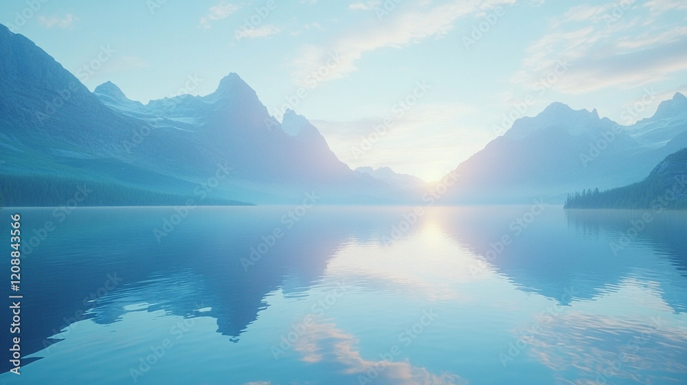 The reflection of mountains in a crystal-clear lake at dawn blending nature's serenity with modern technology through a blurred digital device showing growth trends with empty caption space for text
The reflection of mountains in a crystal-clear lake at dawn blending nature's serenity with modern technology through a blurred digital device showing growth trends with empty caption space for text