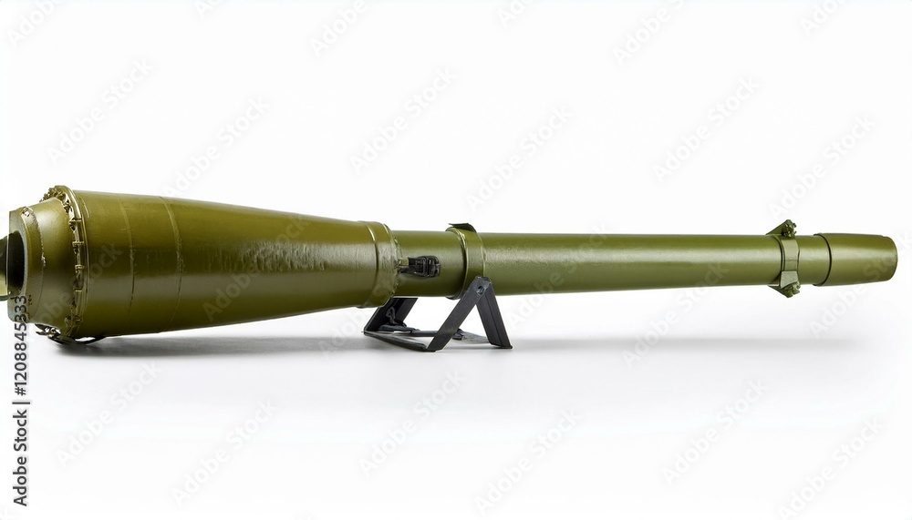 Close-up view of a military-grade projectile. Close-up view of a military-grade projectile.