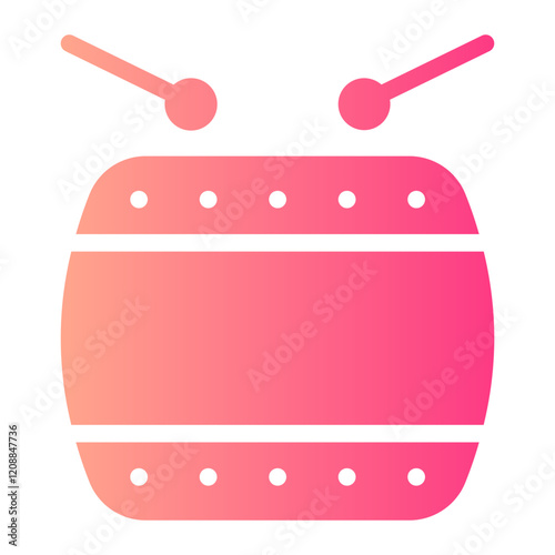 drum gradient icon