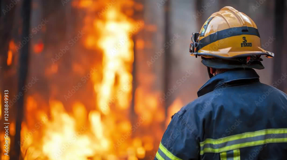 Fototapeta premium smoke, bushfire, plant, people, animal