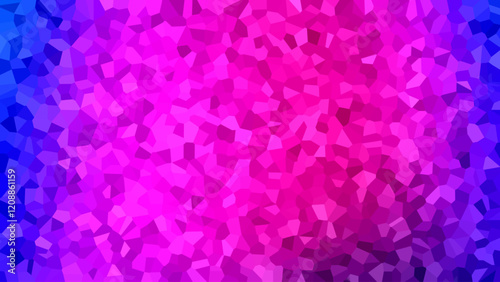 Colorful Multicolor abstract low poly triangle shapes background. 