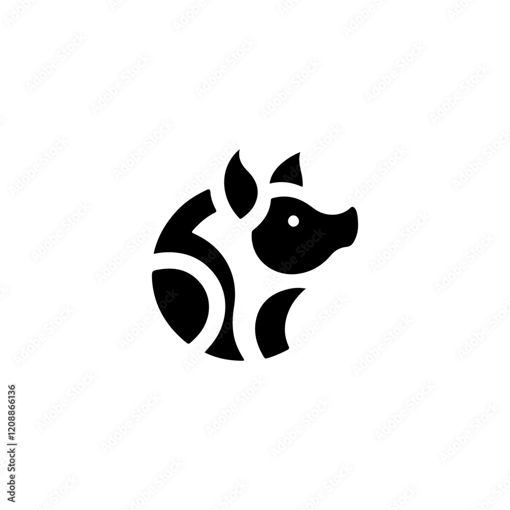 Pig Logo. Pig Logo Design. Pig Logo Brand. Pig Logo Vector Design Isolated on White Background Pig Logo. Pig Logo Design. Pig Logo Brand. Pig Logo Vector Design Isolated on White Background
