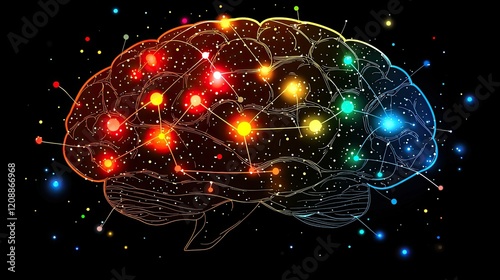 Illuminated Brain Network Represents Complex Neural Connections