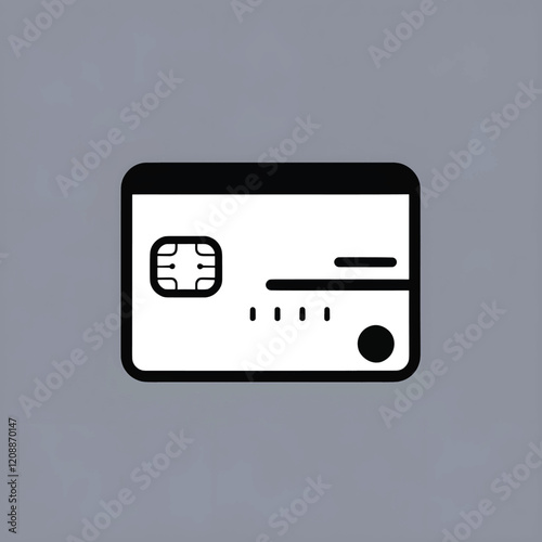 Vector of an ATM card.