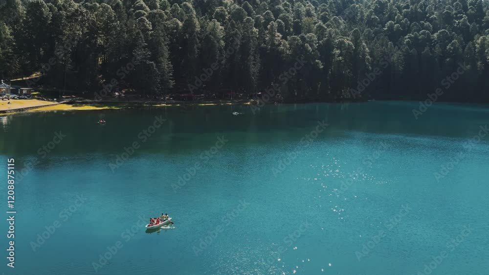 Laguna larga, Los Azufres, Michoacán, México.