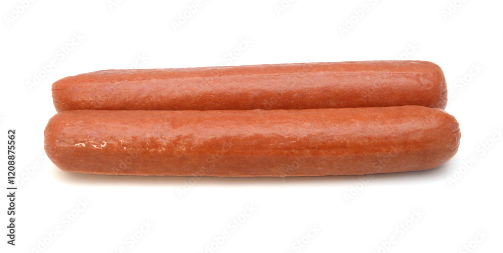 Stack Sausage, breakfast on white Stack Sausage, breakfast on white