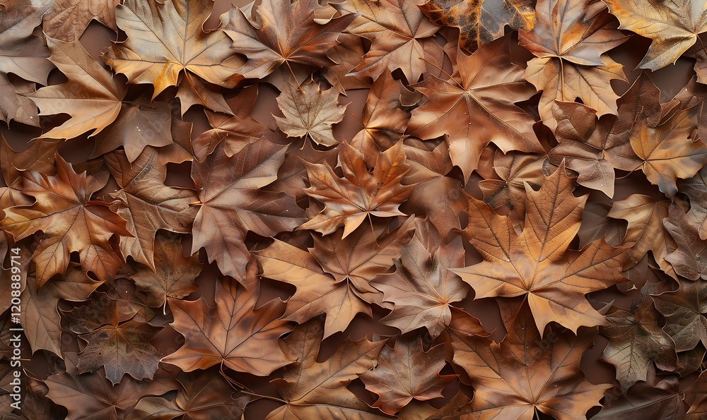 Autumn maple leaves background. Top view Autumn maple leaves background. Top view