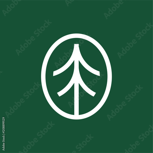 Pine tree logo design inspiration vector template, Nature trees vector illustration logo design.