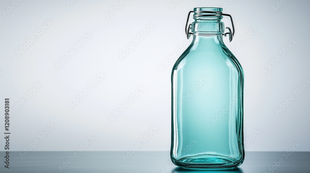 Elegant Water Bottle Product Photography - Hydration, Active Lifestyle, Sports, and Wellness Marketing and Advertising Concepts