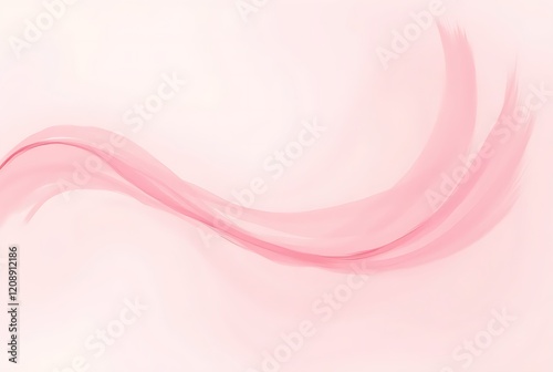 abstract pink background, Soft pink wave flowing gracefully on a minimal background