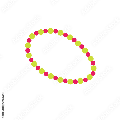 colorful beaded bracelet