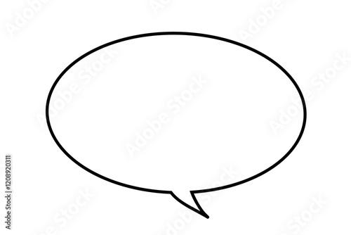 シンプルな吹き出し