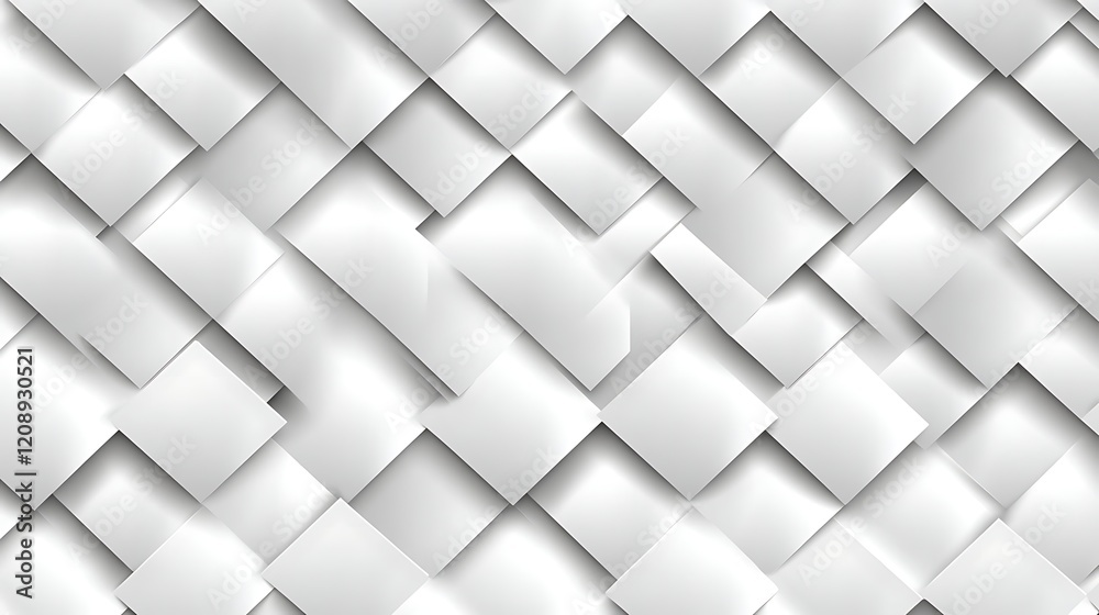 Abstract White Square Pattern Background Design