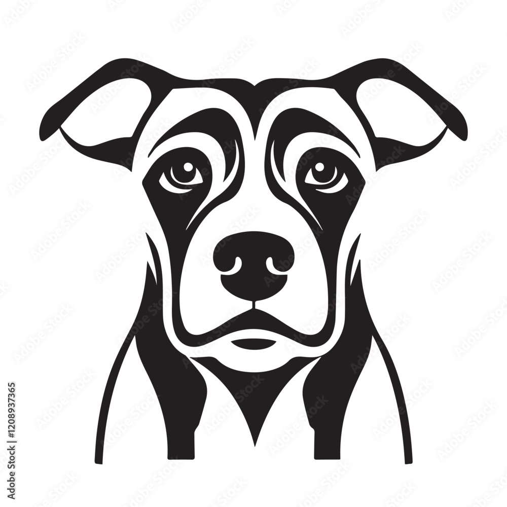 dog silhouette vector