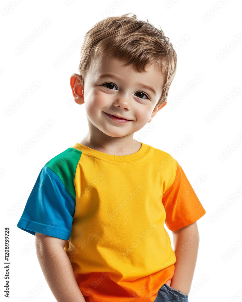 Cheerful Toddler Boy with Vibrant Smile and Expressive Face Cheerful Toddler Boy with Vibrant Smile and Expressive Face