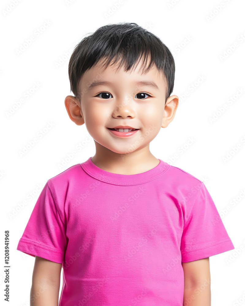 Cheerful Asian Toddler Boy Smiling Happily in Studio Portrait Cheerful Asian Toddler Boy Smiling Happily in Studio Portrait
