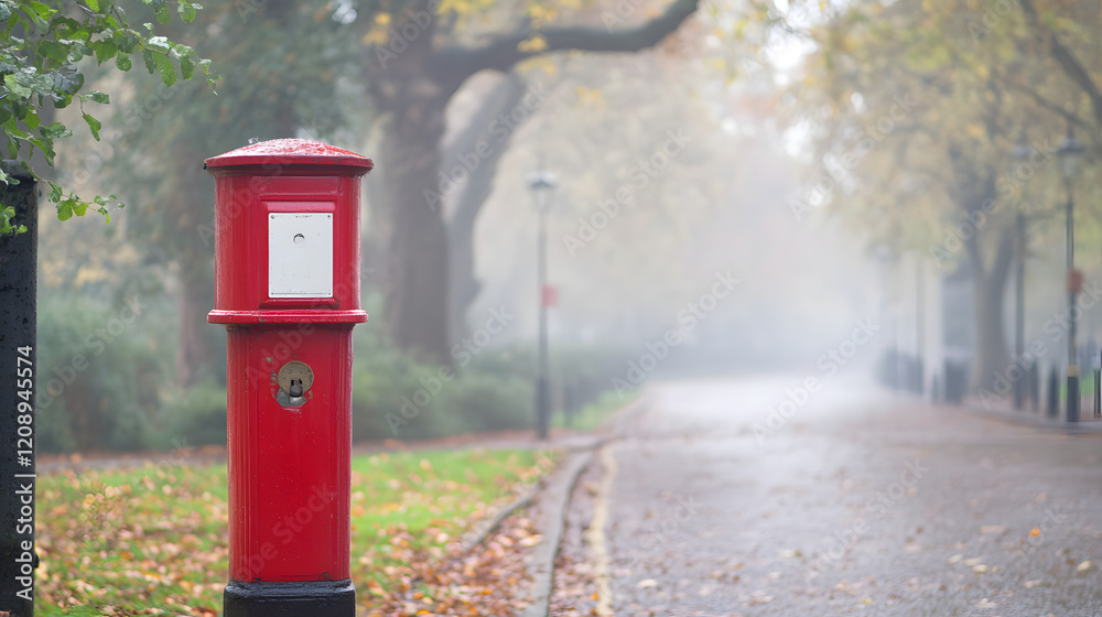 A close-up of a historic red mailbox on a British street, capturing the classic design and iconic features of British postal heritage.
A close-up of a historic red mailbox on a British street, capturing the classic design and iconic features of British postal heritage.