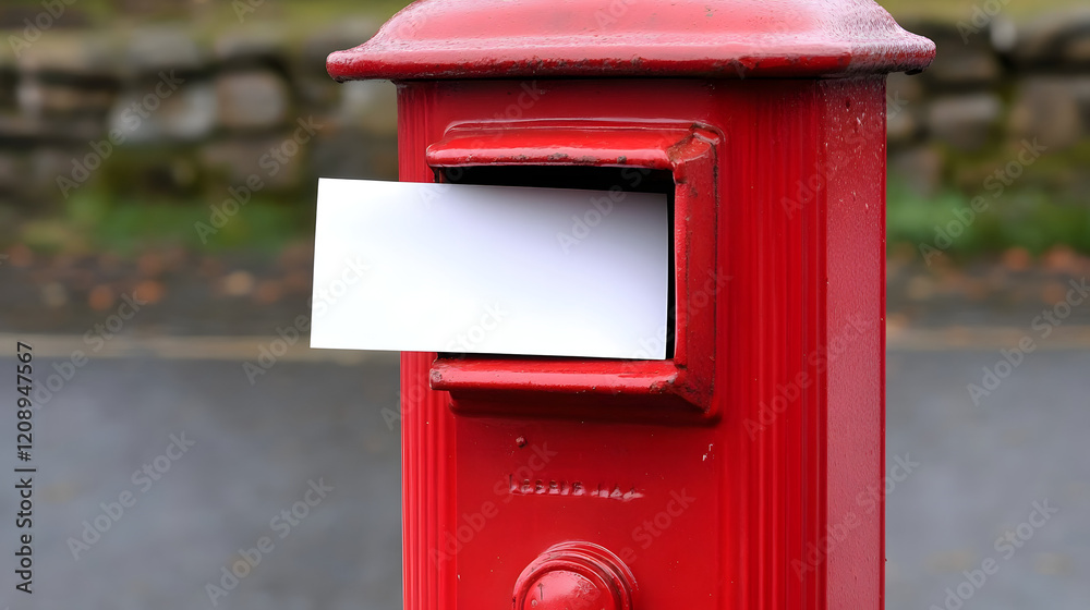 A close-up of a historic red mailbox on a British street, capturing the classic design and iconic features of British postal heritage.
A close-up of a historic red mailbox on a British street, capturing the classic design and iconic features of British postal heritage.