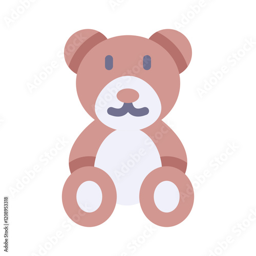 Teddy Bear Flat Style