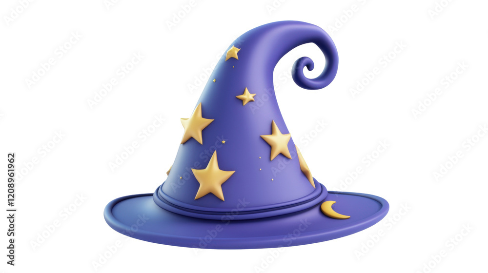 Joker hat isolated on white background Joker hat isolated on white background