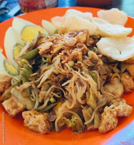 Gado-gado. traditional indonesian food. photo