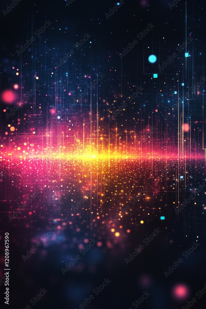 Fototapeta premium Abstract Business Digital Background with Modern Design, Generative AI